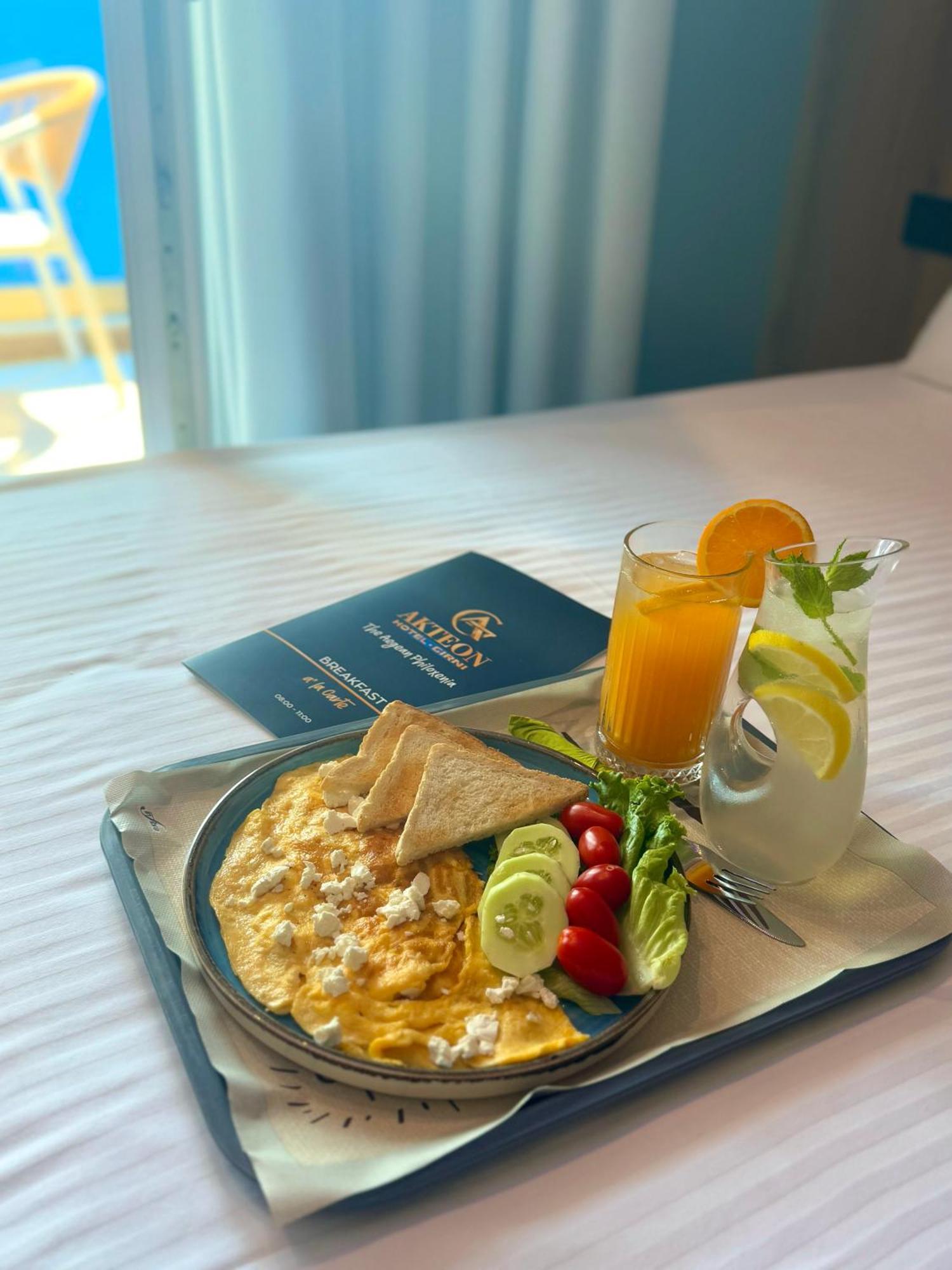 Akteon Girni Hotel Paralía Kültér fotó